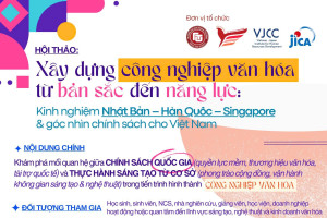 HỘI THẢO: XÂY DỰNG CÔNG NGHIỆP VĂN HOÁ TỪ BẢN SẮC ĐẾN NĂNG LỰC